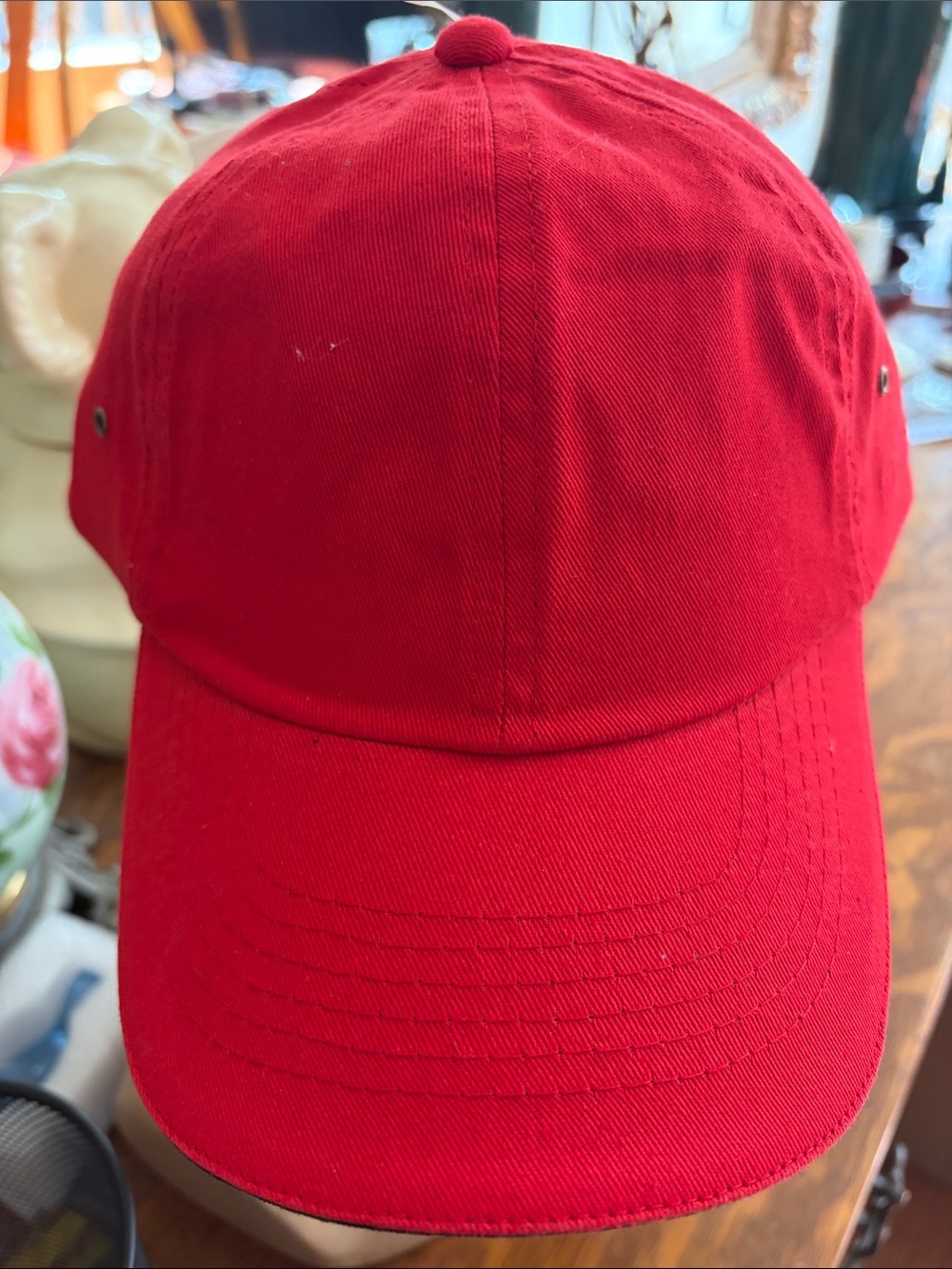 Stetson Red Cotton Baseball Cap